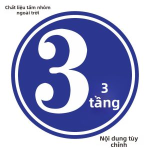 RUIKELAIXIANG | Biển Số Nhà Phản Quang Kim Loại