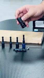 VEPAK VP11214-A 1/2" to 1/4" Impact Bit Holder Quick Release Self-Lock Socket Adapter for Ratchets & Impact Wrenches