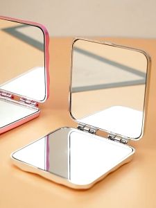 Flip Hand Mirror Cermin Genggam Cermin Rias Korea Mirror