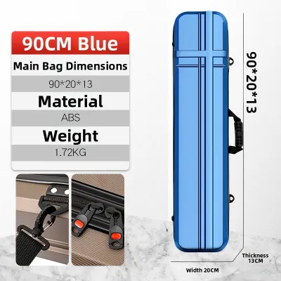 JIANGSHAN | Lightweight Waterproof Fishing Rod Bag 3-Layer Large Capacity