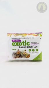 SEMPATI Formula Exotic: Pakan Bubur Lolohan Burung Lovebird & Parkit