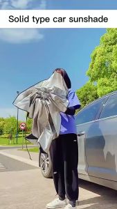 Foldable Car Umbrella UV Rays and Heat Sun Visor Protect Car Car Sun Shade Windshield Cover