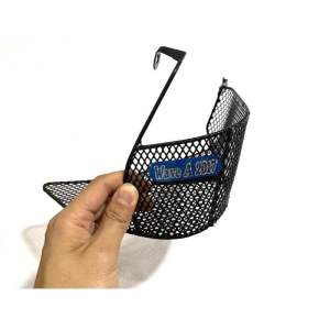 Rổ hông xe WAVE A 2017-2025 sắt đen đựng đồ tiện lợi