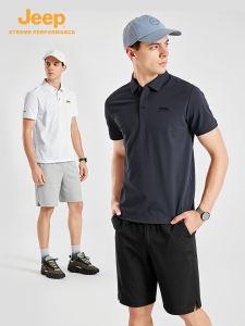Jeep | Breathable Quick-Dry Business Casual Mens Polo Shirt