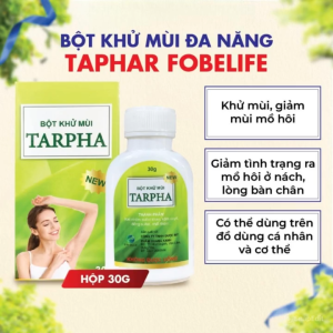 Bột Khử Mùi TARPHA 30g - Đánh Bay Mùi Hôi Nách Hôi Chân Giảm Mồ Hôi Khô Thoáng Không Bết Dính