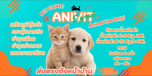 ANIVIT syrub เสริมภูมิคุ้มกัน กระตุ้นการกิน สำหรับสัตว์เลี้ยง