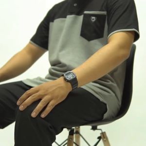 KHOIRUMMAH Koko Kurta Saad | Kaos Koko Kurta Pria Dewasa | Baju Muslim Pria Twotone Premium | Green