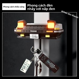 Giá Để Chìa Khóa Đèn Pha Xe Hơi AE86 Móc Treo Sáng Tạo Trang Trí Xe Chất Liệu PVC Móc Đơn