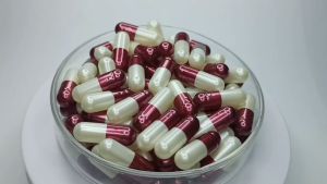 1000pcs Size 0 Pearl Dark Purple/Pearl White Color -OSPA High Quality Empty Gelatin Capsule