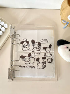 Original Happy Puppy Acrylic Transparent Card Binder Four Grid Polaroid Aidou Album Mini Truck Star-Chasing Storage