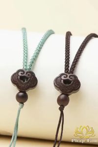 Dây Vải Đeo Mặt Dây Chuyền Dây Vải Thời Trang Hạt Gỗ Đàn Hương Phụ Kiện Thời Trang - PhápTâm