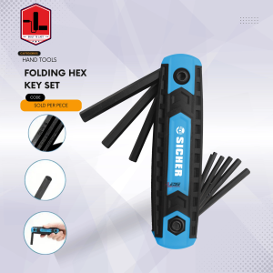 SICHER 8Pcs Portable Pocket Ball Point Hex Key Ring Wrench Set 1.522.534568mm