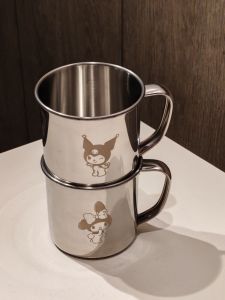 316 Stainless Steel Cup Kids Drinking Cup Student Household Milk Cup Kindergarten Baby School Cup