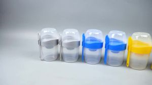 Portable Salad Cup Breakfast Salad Bowl School Lunch Box Food Storage Bento Box Yogurt Oatmeal Cereal Milk Cup Kitchen Item