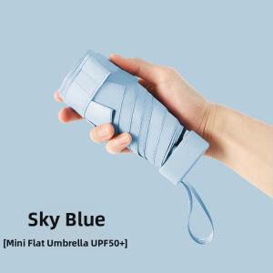 Compact Sun Umbrella Anti-UV Rain Proof Capsule Fivefold