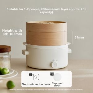 Olayks | Multifunctional Stainless Steel Electric Cooking Pot