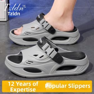 TZLDN | Men Summer Beach Slip-resistant Slip-on Sandals