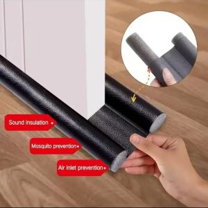 1pc Windproof Door Strip: Keep Out Dust Insects & Cold Air - Insulate & Soundproof Your Home! Leather Door Bottom Sealing Strip