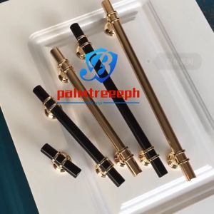 【Ready Stock】Gold Drawer Knobs and Handles Kitchen Cabinet Handle Solid Drawer Handle Furniture Handle Modern Wardrobe Handle