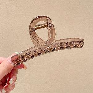 กิ๊บติดผมขนาดใหญ่ สไตล์เกาหลี กิ๊บติดผมรูปฉลามสำหรับผู้หญิง ทรงใหม่ ฤดูร้อน 2024 กิ๊บติดผมแบบหนีบหัว ทรงหรูหรา เครื่องประดับผม