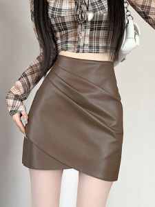 New Spring Fashion French Elegance Irregular A-Line Mini Skirt