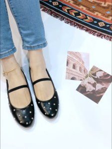 Scoi Sepatu Flat Wanita Anti Selip Nyaman Kerja 8 Jam Sepatu Wanita Mary Jane