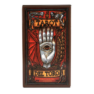 Tarot del A Tarot Deck และหนังสือคู่มือแรงบันดาลใจจาก World of Guillermo del Toro หนังสือแปลกใหม่เริ่มต้นการ์ดเกมดาดฟ้าของเล่น