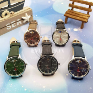 CHAXIGO Men Business Watch Men Fashion Watch PU Leather Watch Unique Design Analog Date Display Water Resistant Watch Jam Tangan Lelaki 男装手表