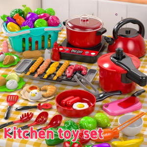 Pretend Play Cooking Toys Set Simulated Chef Plastic Mini Kitchen Dishwasher Toy Kitchen Game For Kids
