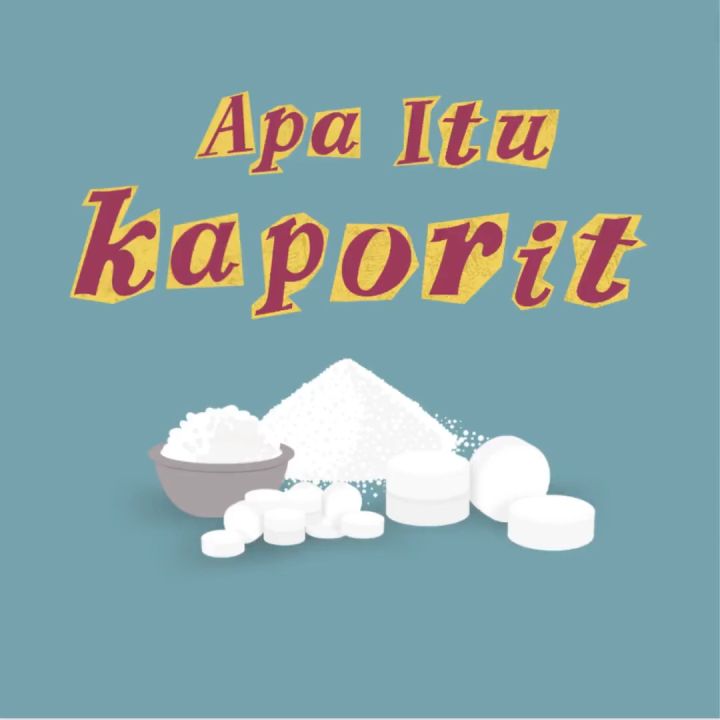 Kaporit Tablet KECIL 90% 1 KG - Klorin Penjernih Air - Penjernih dan Penghilang Bau Air Sumur - Obat Penjernih Kolam Renang