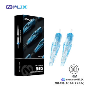 5ชิ้น WJX ตลับหมึกสักสีน้ำเงิน0.30มม. 03.5มม. RM M1 F Shading บูติกตลับแต่งหน้า