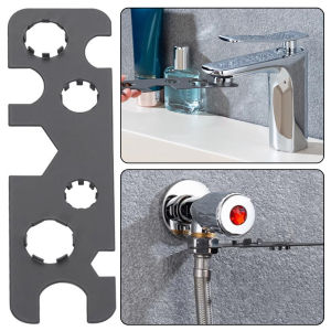 ประแจก๊อกน้ําอ่างล้างจานเครื่องมือเติมอากาศก๊อกน้ํามัลติฟังก์ชั่นเครื่องมือกําจัดน็อตก๊อกน้ําที่ใช้งานง่ายประแจก๊อกน้ําสําหรับพื้นที่แคบ