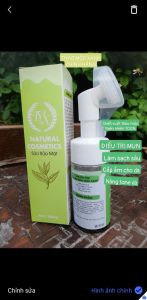 [100ml]sữa rửa mặt thảo mộc xanh x4 tạo bọt giảm mụn làm sạch sâu nâng tone da