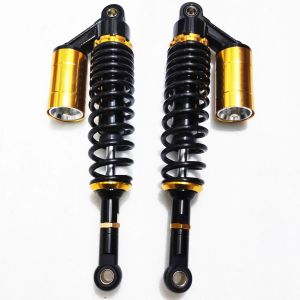 Universal Motorcycle Shock Absorber Rear Suspension 320mm-360mm 7mm Spring Fit Honda Yamaha Suzuki Kawasaki Bikes