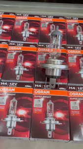 Osram  หลอดไฟ H4 12V 100/90W แท้100% 1หลอด
