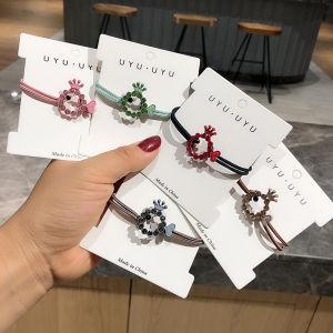 Fresh Oceanic Whale Hair Ties Girls Hair Bands Sweet Hair Ropes Fashionable Hair Accessories Korean Style Hair Elastics