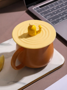 onlycook | Dust-Preventing Cup Lid for Ceramic and Glass Mugs Food Grade Silicone