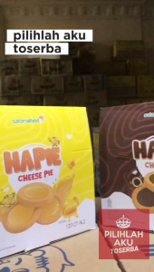 Biskuit Satoria Hapie CHOCO pie - ( HARGA 1 BOX )