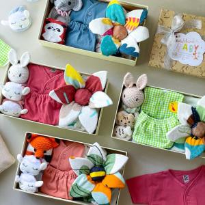 HAMPERS BAYI NEWBORN 0-6 bulan / KADO LAHIRAN BAYI LAKI-LAKI DAN PEREMPUAN/ KADO BAYI / BABY GIFT SET (4)