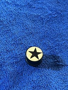 จิวขยายงานอคิลิคขนาด14มิลสกรีนลาย