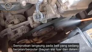 Spray Cairan Pengencang V-Belt Kendor Penghilang Suara Berdecit Vanbelt Tali Mesin Berisik Poles Fan Belt Dressing