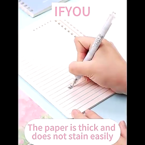 notebook set 10 pcs for high school cute style coil book spiral Notebook A5 Student Notebook School Stationery & Office Supplies A5 Size Oil Painting Coil Notebook Spiral Landscape Aesthetic (60 sheets)