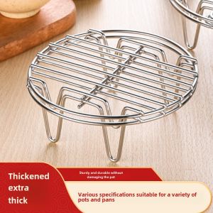 Stainless Steel Water Contactless Steam Rack Steamer For Home Steaming Rack Rice Cooker Steamed Egg Stand Steamed Buns Steamed Bun Steamer Rack Plate for Streaming