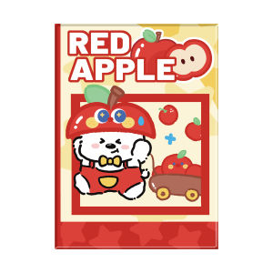 A7 Cute Cartoon Bear Hardcover Pocket Notebook Mini Blank Journal Kawaii Small Notepad Portable Student Hand Account Sketch Book