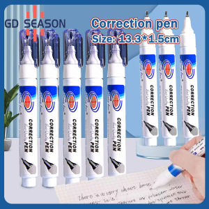 1pc correction pen school supplies Pen type portable correction fluid quick drying correction fluid