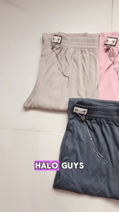 AliMaMa - CELANA WANITA TRENDY - Pakaian Perempuan Kulot Panjang Garis Pant Crepe Jumbo Murah Medan