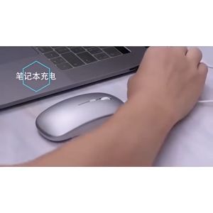 Tablet Computer Bluetooth Wireless Mouse Rechargeable Mouse 1600DPI Mice for PC Laptop 2.4GHz USB Gaming Mouse