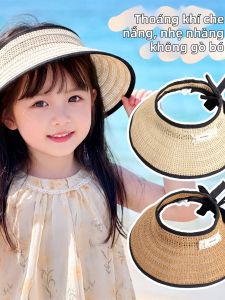 WAMEN | Mũ Rơm Chống UV Thoáng Khí cho Bé Gái