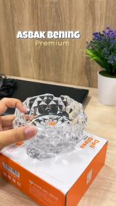 Asbak Aesthetic Unik Asbak Kaca Tebal Premium Ashtray Cup Asbak Estetik Palermo