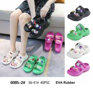 jelly sandal karet wanita bandua Eva tali belakang import model Korea terbaru terlaris